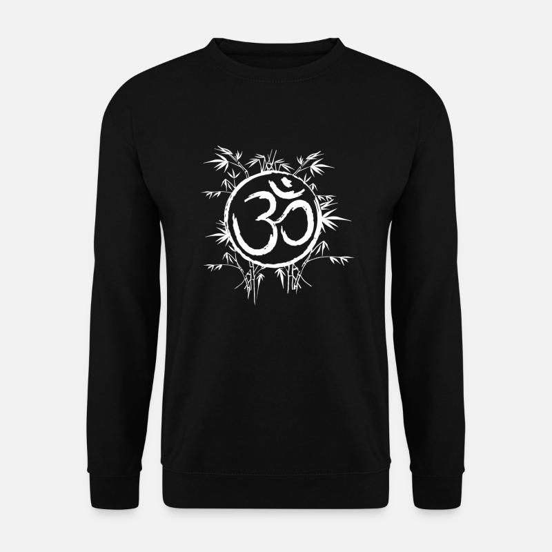 Kosmische Resonanz: Das heilige Om - Unisex Pullover - Schwarz