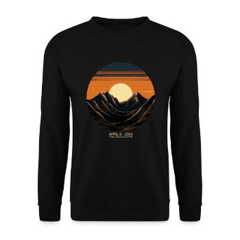 Celestial Dance 2024: America's Solar Spectacle - Unisex Sweatshirt - black - Front - Alina (178cm) & Michal (187cm)