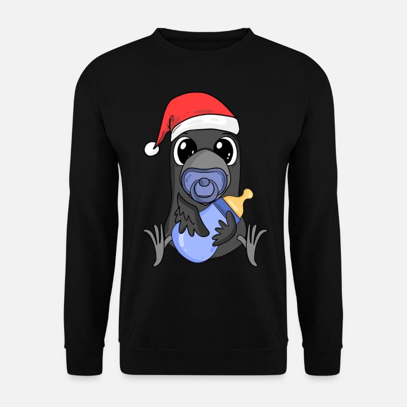 Krähe Baby - Unisex Pullover - Schwarz