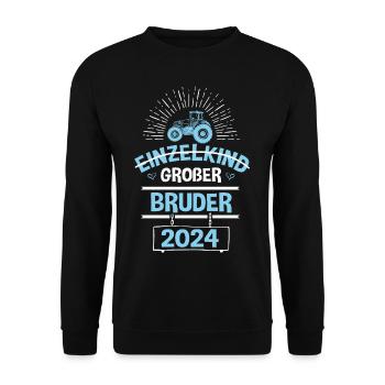 Grand frère 2024 - Sweat-shirt Unisexe - noir - Devant - Alina (178cm) & Michal (187cm)