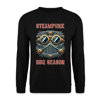 Steampunk BBQ Season 4 - Unisex Sweatshirt - black - Front - Alina (178cm) & Michal (187cm)