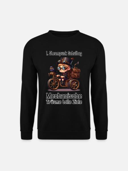 First Steampunk School Day - Unisex Sweatshirt - black