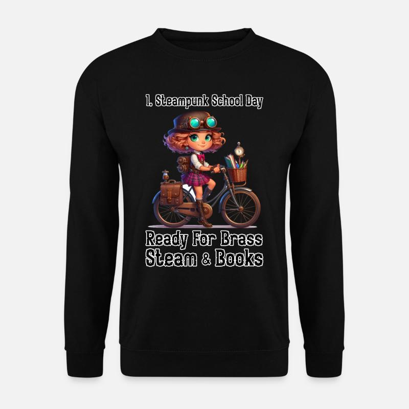 First Steampunk School Day - Unisex Sweatshirt - black