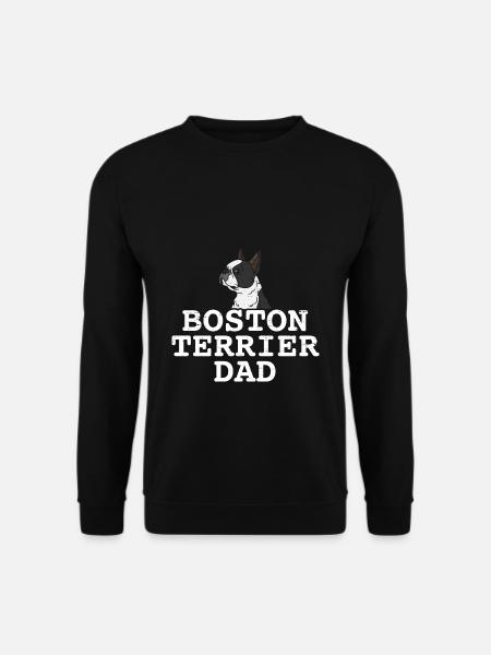 Boston Terrier Dad - Unisex Pullover - Schwarz