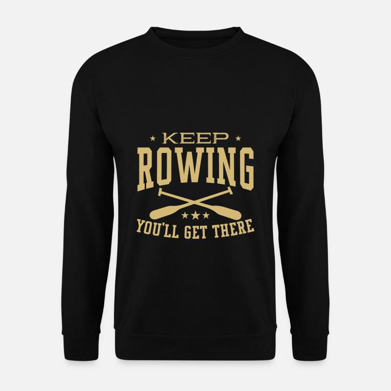 Bateau à rames - Sweat-shirt Unisexe - noir