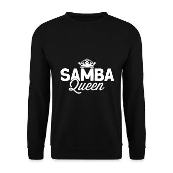 Samba - Unisex Pullover - Schwarz - Vorne - Alina (178cm) & Michal (187cm)