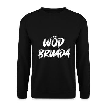Wöd Bruada Österreich toller Bruder Österreich - Unisex Pullover - Schwarz - Vorne - Alina (178cm) & Michal (187cm)