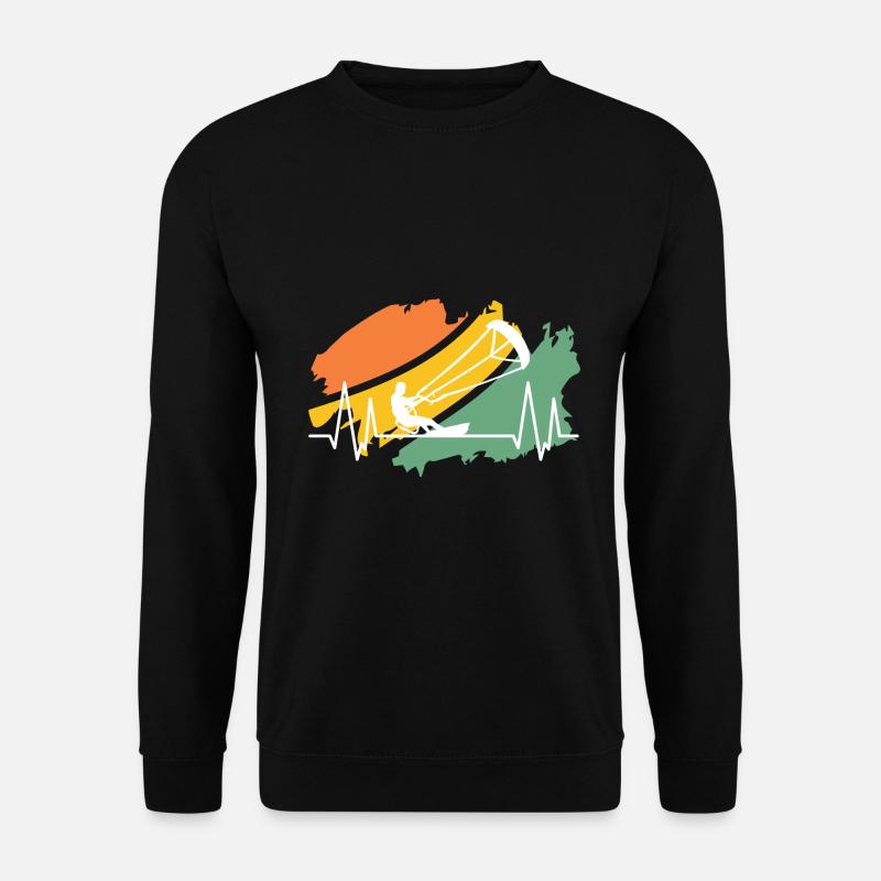 Kitesurfing - Unisex Pullover - Schwarz