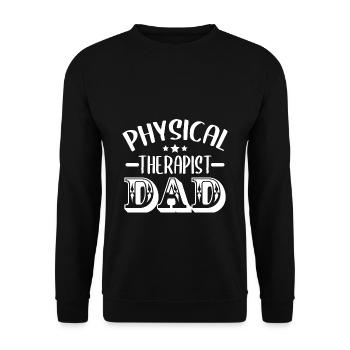 Physiotherapy - Unisex Sweatshirt - black - Front - Alina (178cm) & Michal (187cm)
