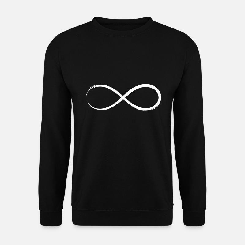 Infinity infinity sign symbol - Unisex Sweatshirt - black