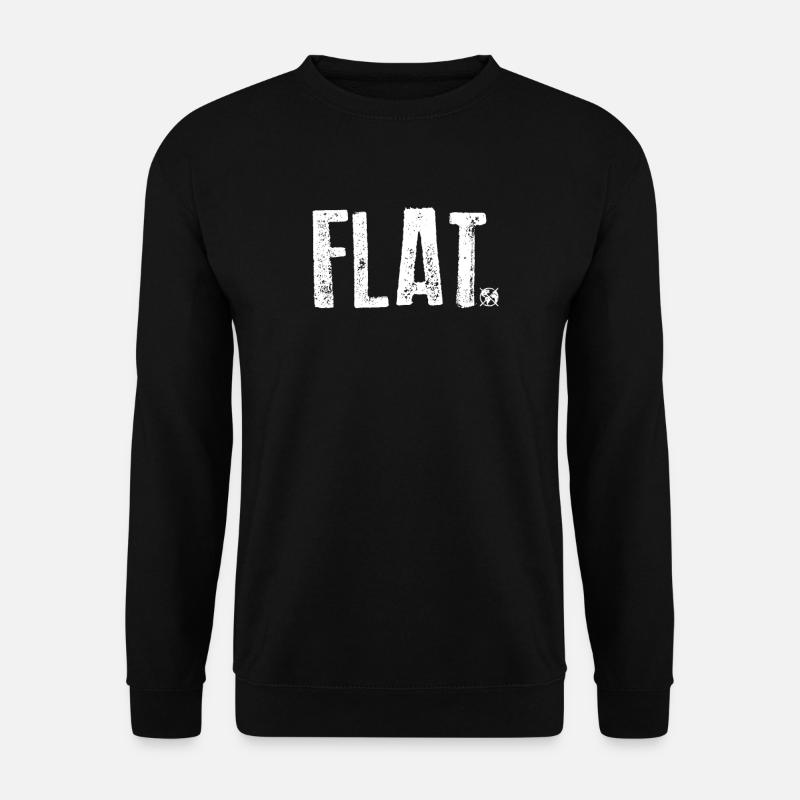 Earth Flat - Unisex Sweatshirt - black