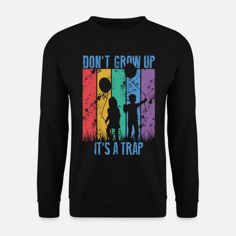 Kind aufwachsen Kind - Unisex Pullover - Schwarz
