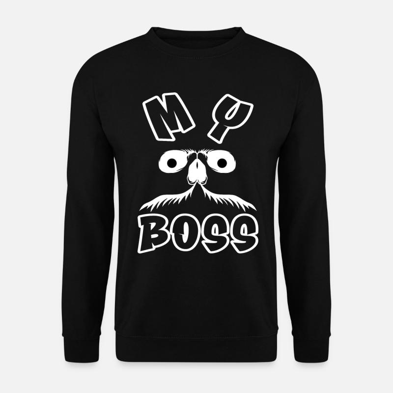 MY BOSS - Unisex Sweatshirt - black