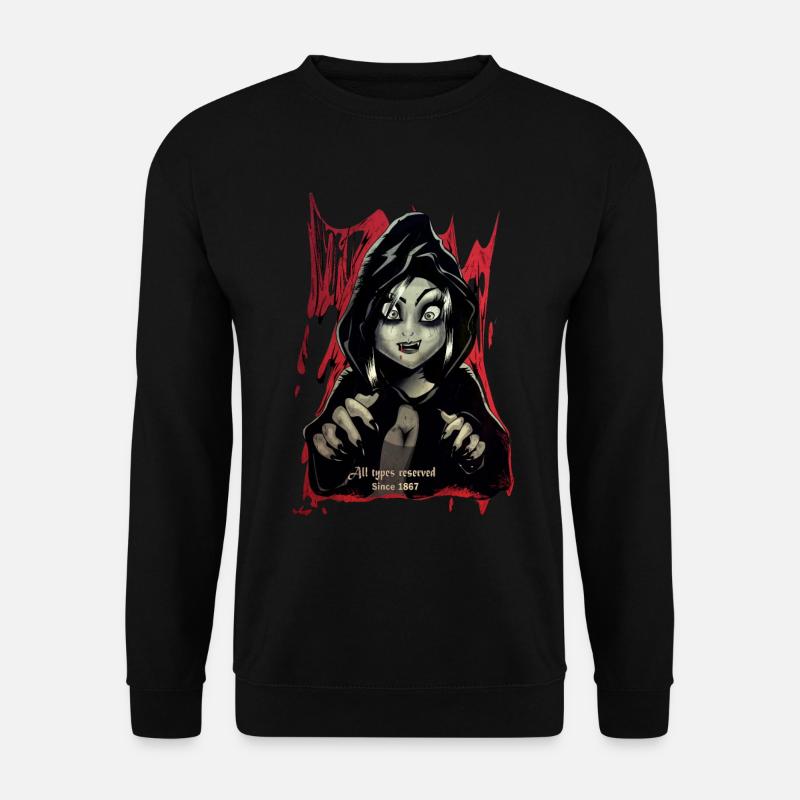 2 Vampire - Unisex Pullover - Schwarz