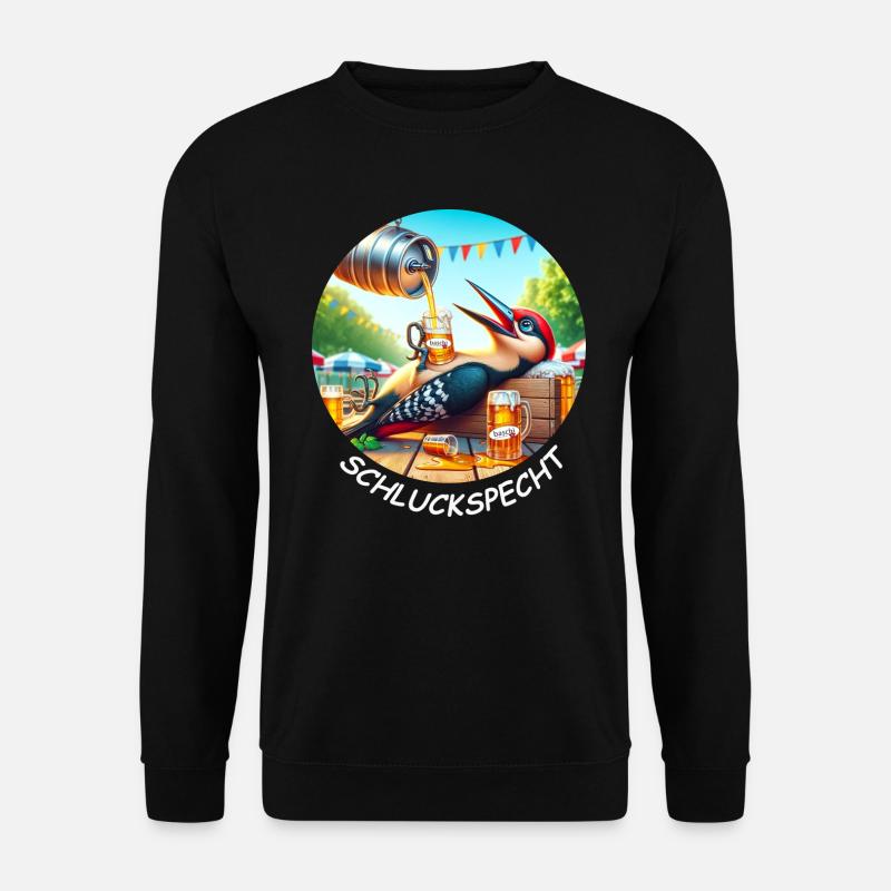 Schluckspecht - Unisex Pullover - Schwarz