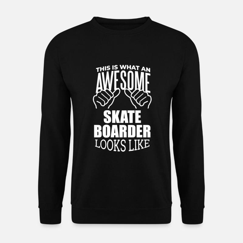 skateboarden - Unisex Pullover - Schwarz