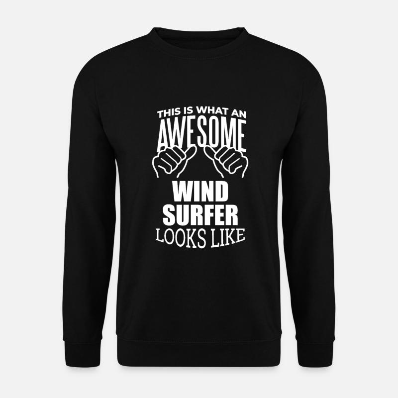 Windsurfen - Unisex Pullover - Schwarz