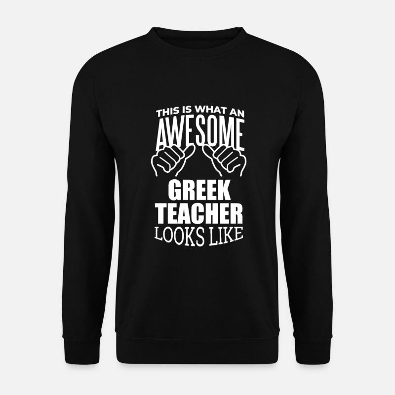 Griechisch - Unisex Pullover - Schwarz