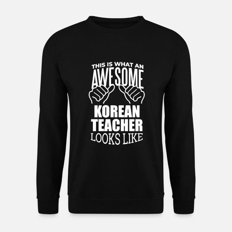Koreanisch - Unisex Pullover - Schwarz
