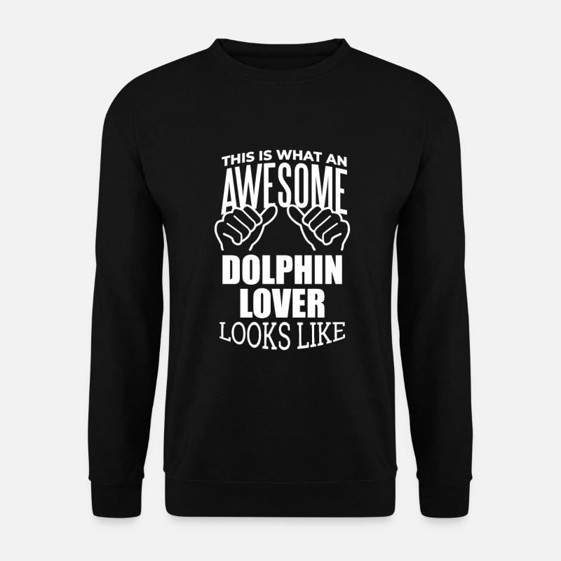 Dolphin - Unisex Sweatshirt - black