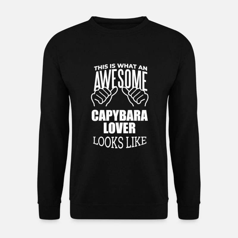 Capybara - Unisex Pullover - Schwarz