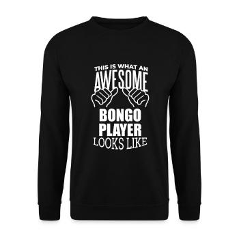 Bongo - Unisex Pullover - Schwarz - Vorne - Alina (178cm) & Michal (187cm)