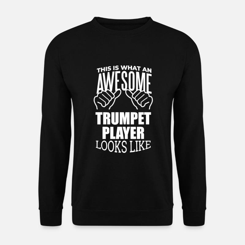 Trompete - Unisex Pullover - Schwarz