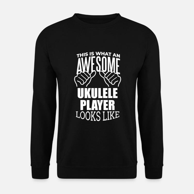 Ukulele - Unisex Pullover - Schwarz