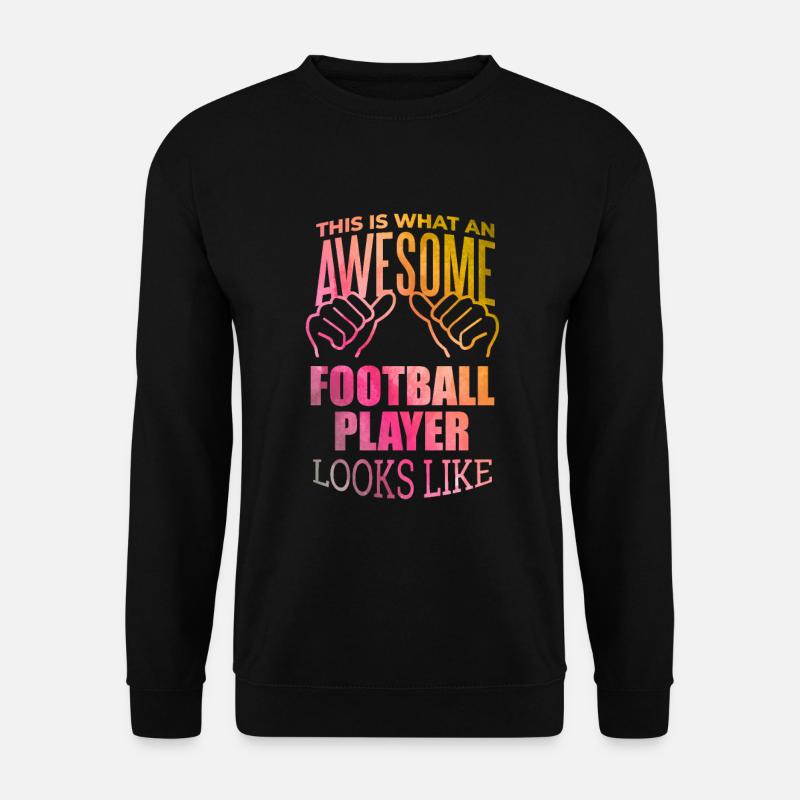 Fußball - Unisex Pullover - Schwarz