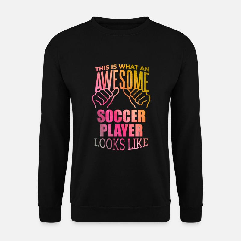 Fußball - Unisex Pullover - Schwarz