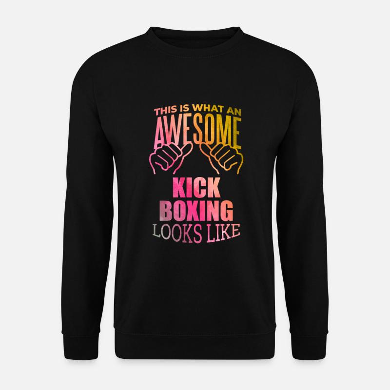 Kickboxen - Unisex Pullover - Schwarz