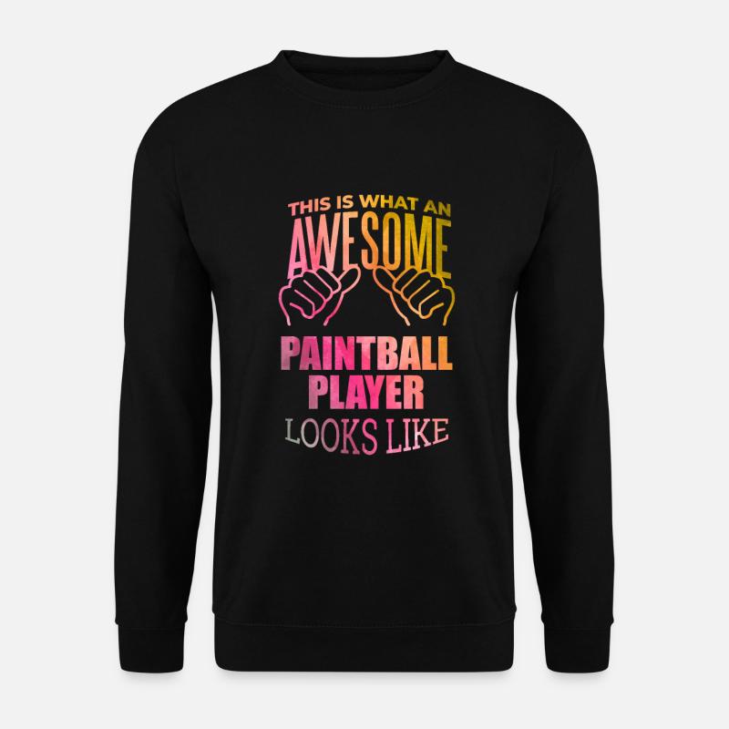 Paintball - Unisex Pullover - Schwarz