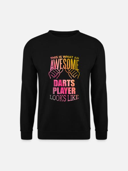 fléchettes - Sweat-shirt Unisexe - noir