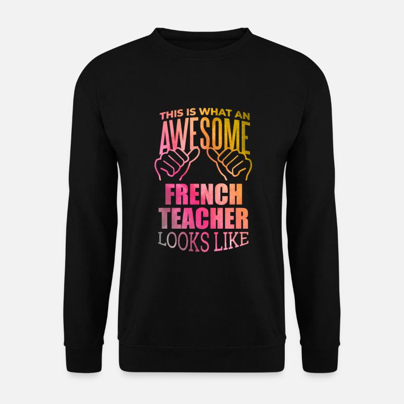 French - Unisex Sweatshirt - black