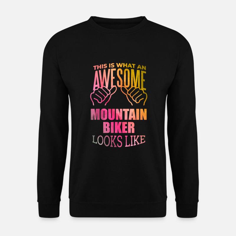 Mountainbiker - Unisex Pullover - Schwarz