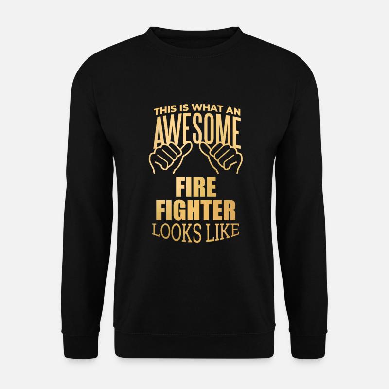 Firefighter - Unisex Sweatshirt - black