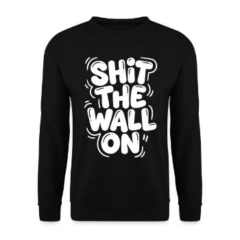 Arrête le mur - Sweat-shirt Unisexe - noir - Devant - Alina (178cm) & Michal (187cm)