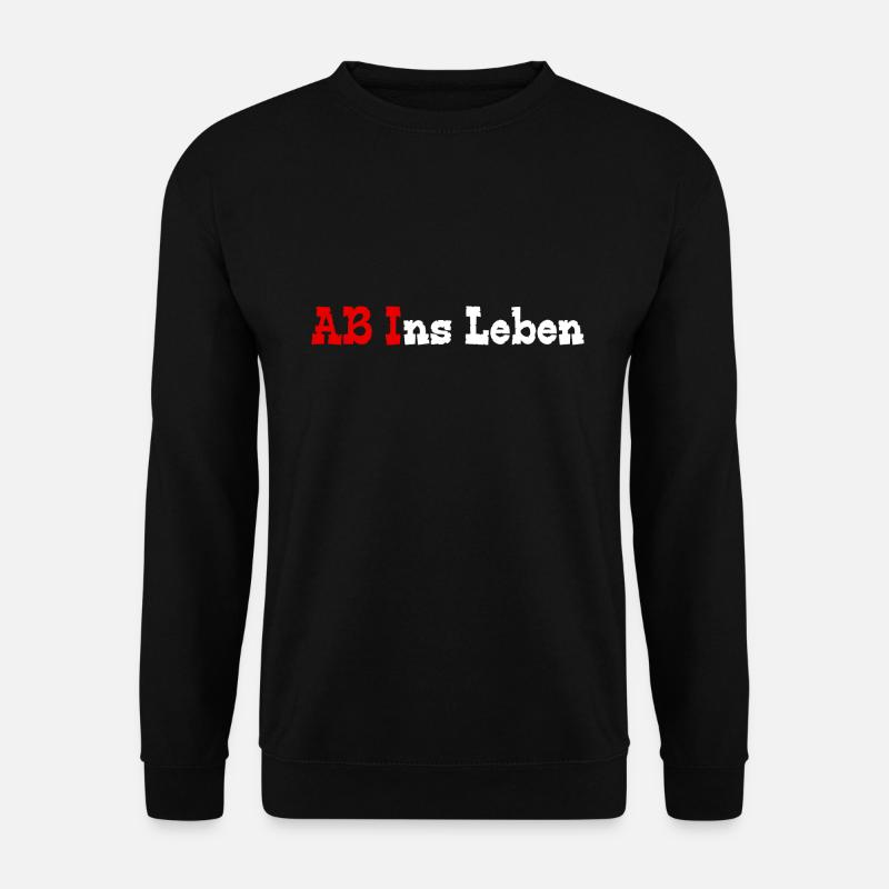 Abi - AB ins Leben - Unisex Pullover - Schwarz