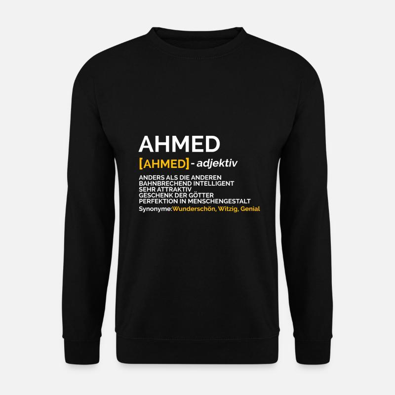 Ahmed - Unisex Pullover - Schwarz