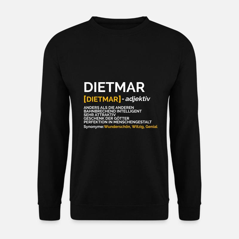 Dietmar - Unisex Pullover - Schwarz