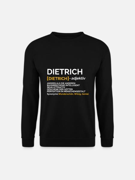 Dietrich - Unisex Pullover - Schwarz