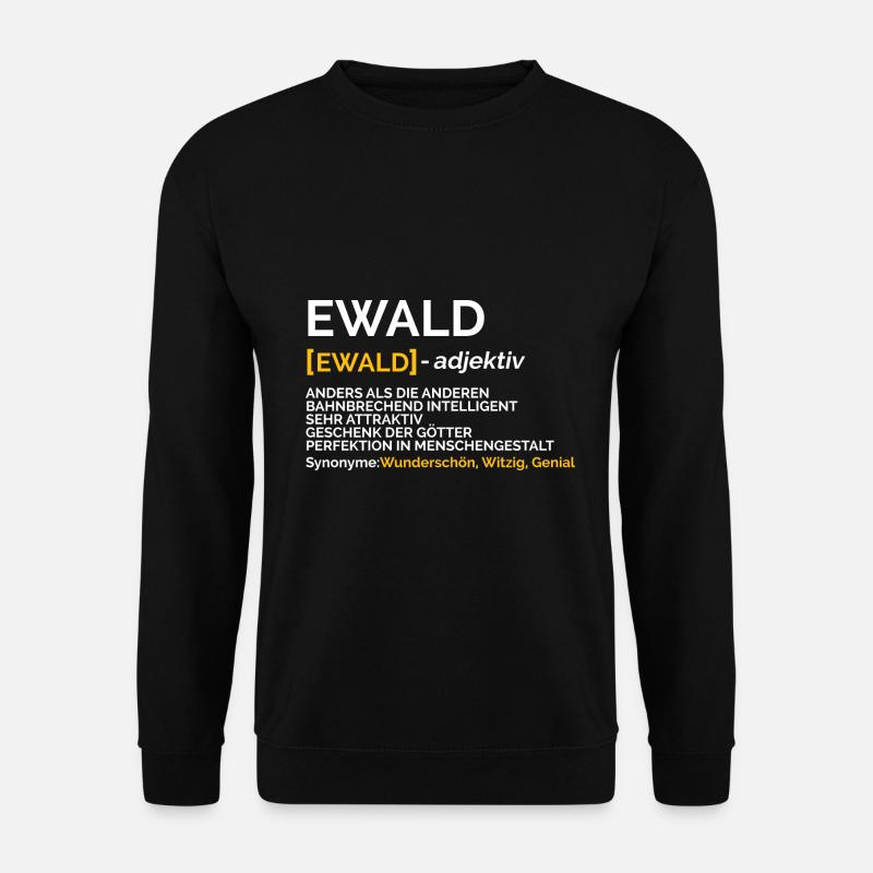 Ewald - Unisex Pullover - Schwarz
