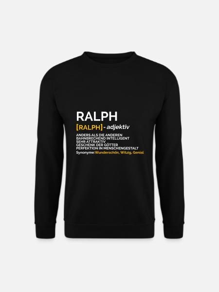 Ralph - Unisex Pullover - Schwarz
