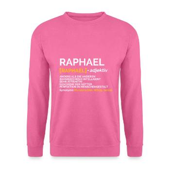 Raphael - Unisex Pullover - Pink - Vorne