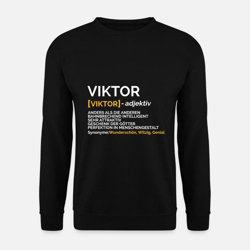 Viktor - Unisex Sweatshirt - black