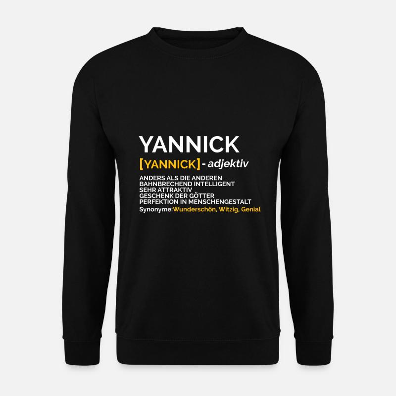 Yannick - Unisex Sweatshirt - black