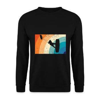 Kitesurfing - Unisex Pullover - Schwarz - Vorne - Alina (178cm) & Michal (187cm)