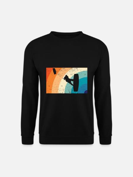 Kitesurfing - Unisex Pullover - Schwarz