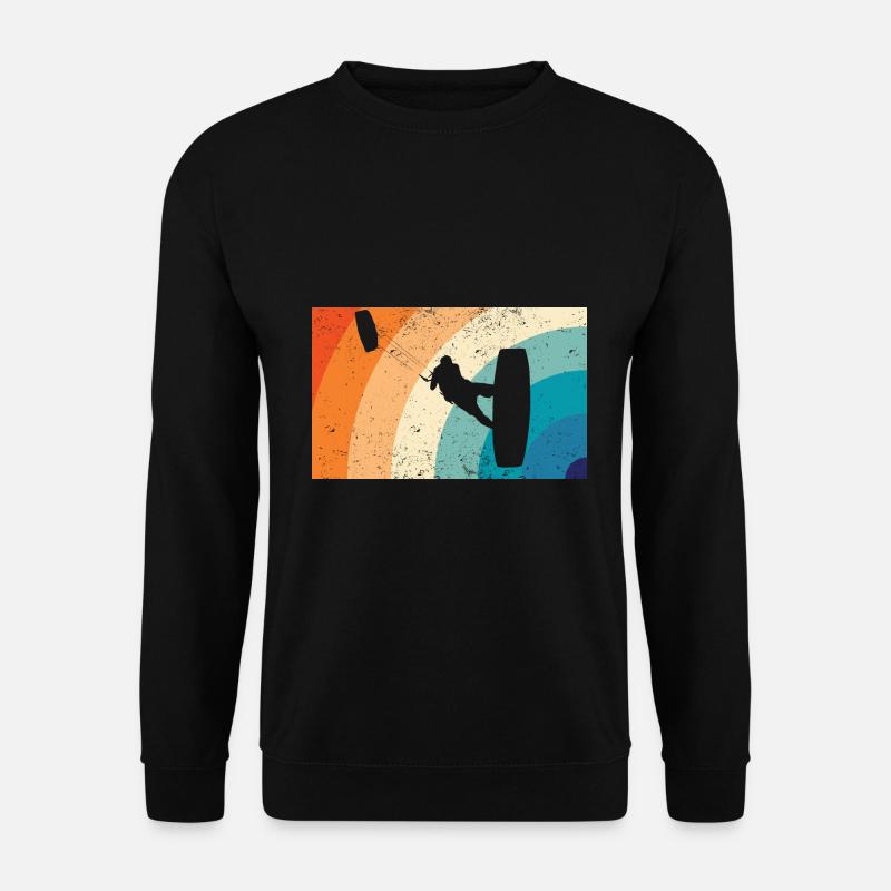 Kitesurfing - Unisex Pullover - Schwarz
