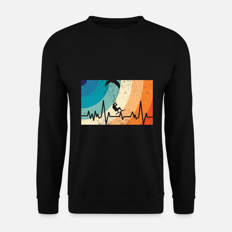 Kitesurfing - Unisex Pullover - Schwarz